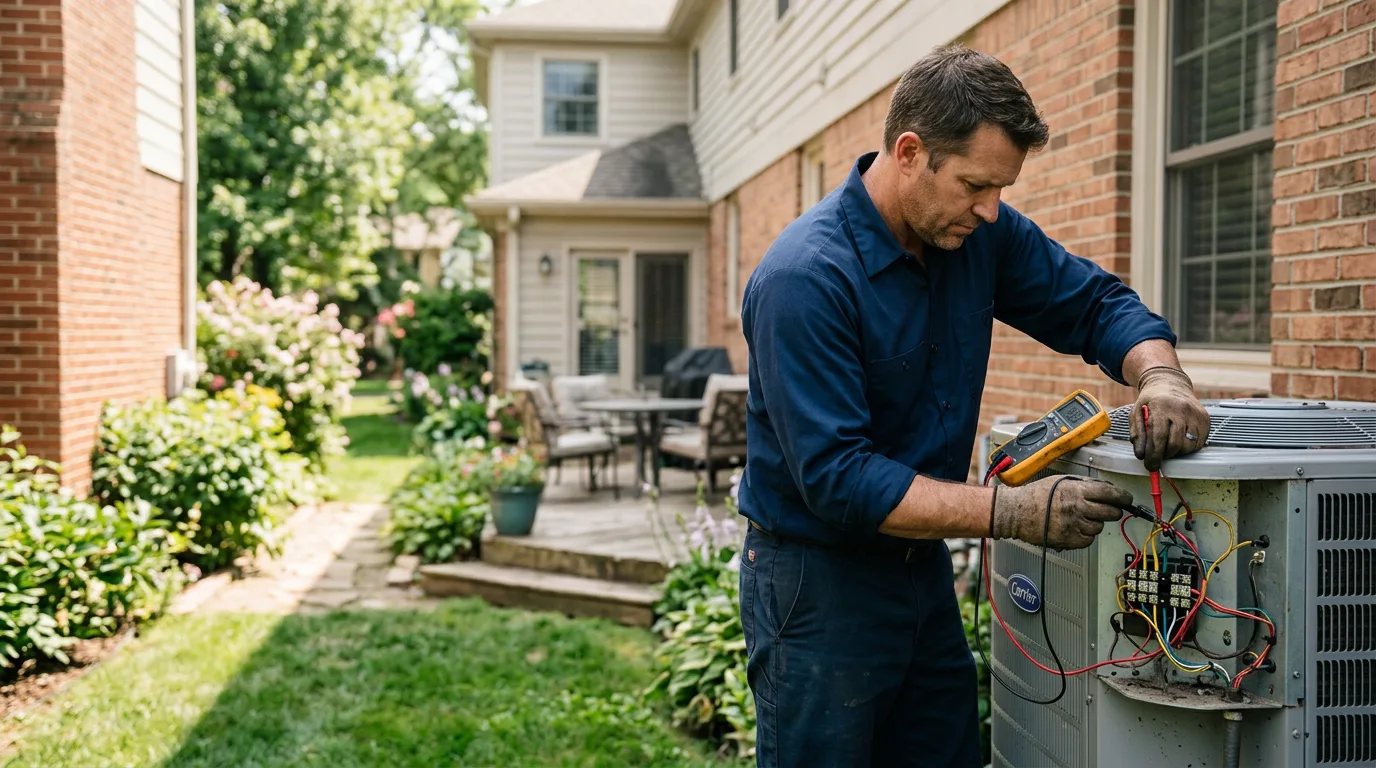 HVAC technician working near Stony Point, NY